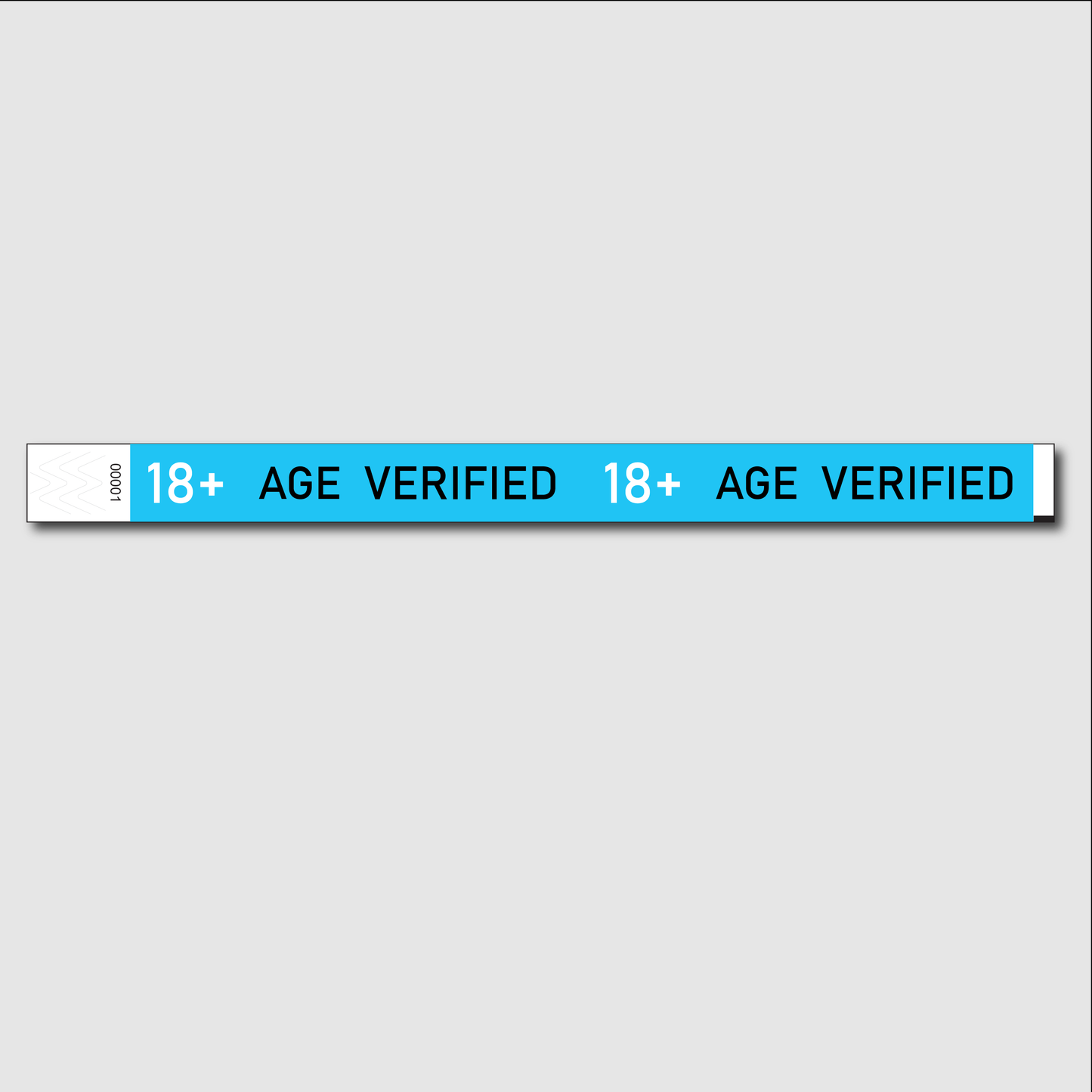 Age Verified - Neon Blue