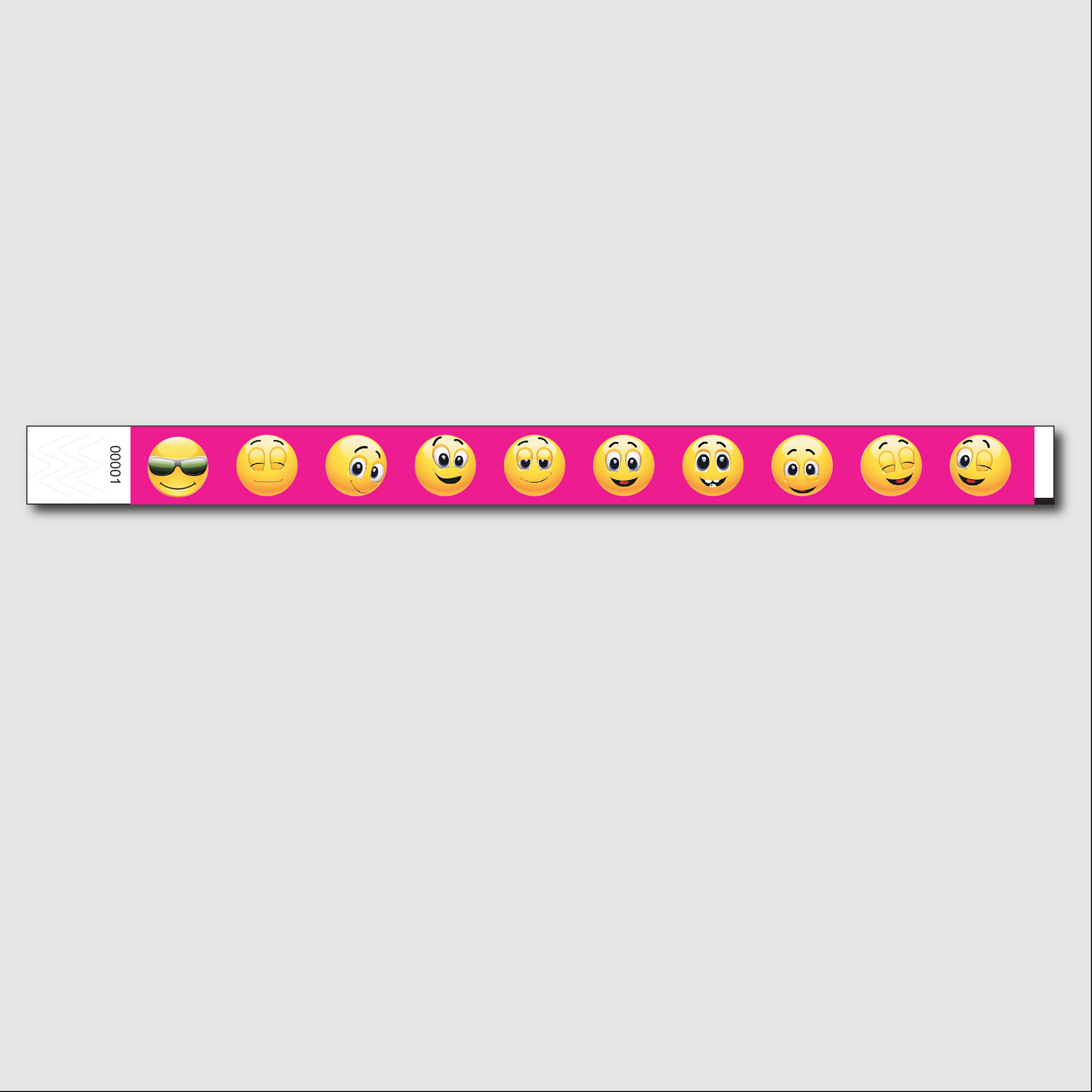 Happy Faces - Neon Pink