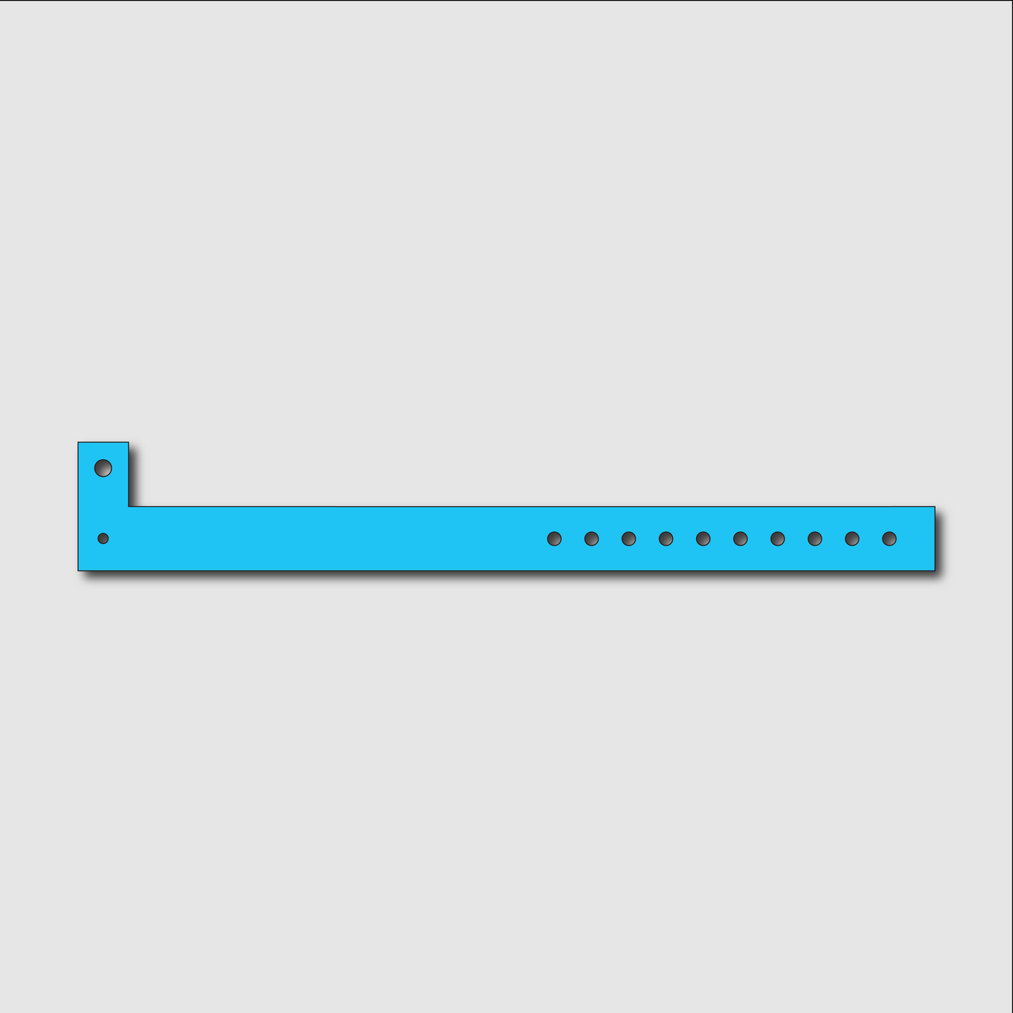 Custom Neon Blue Wristbands Design