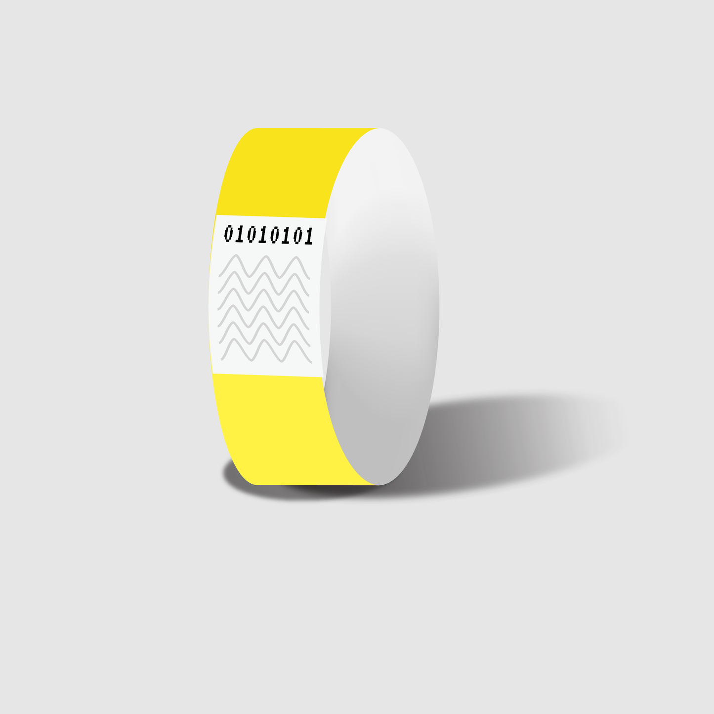 Custom Neon Yellow Wristbands Design