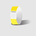 Custom Neon Yellow Wristbands Design